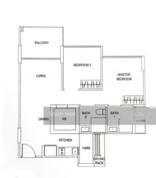 Blk 520A Centrale 8 At Tampines (Tampines), HDB 3 Rooms #206372411